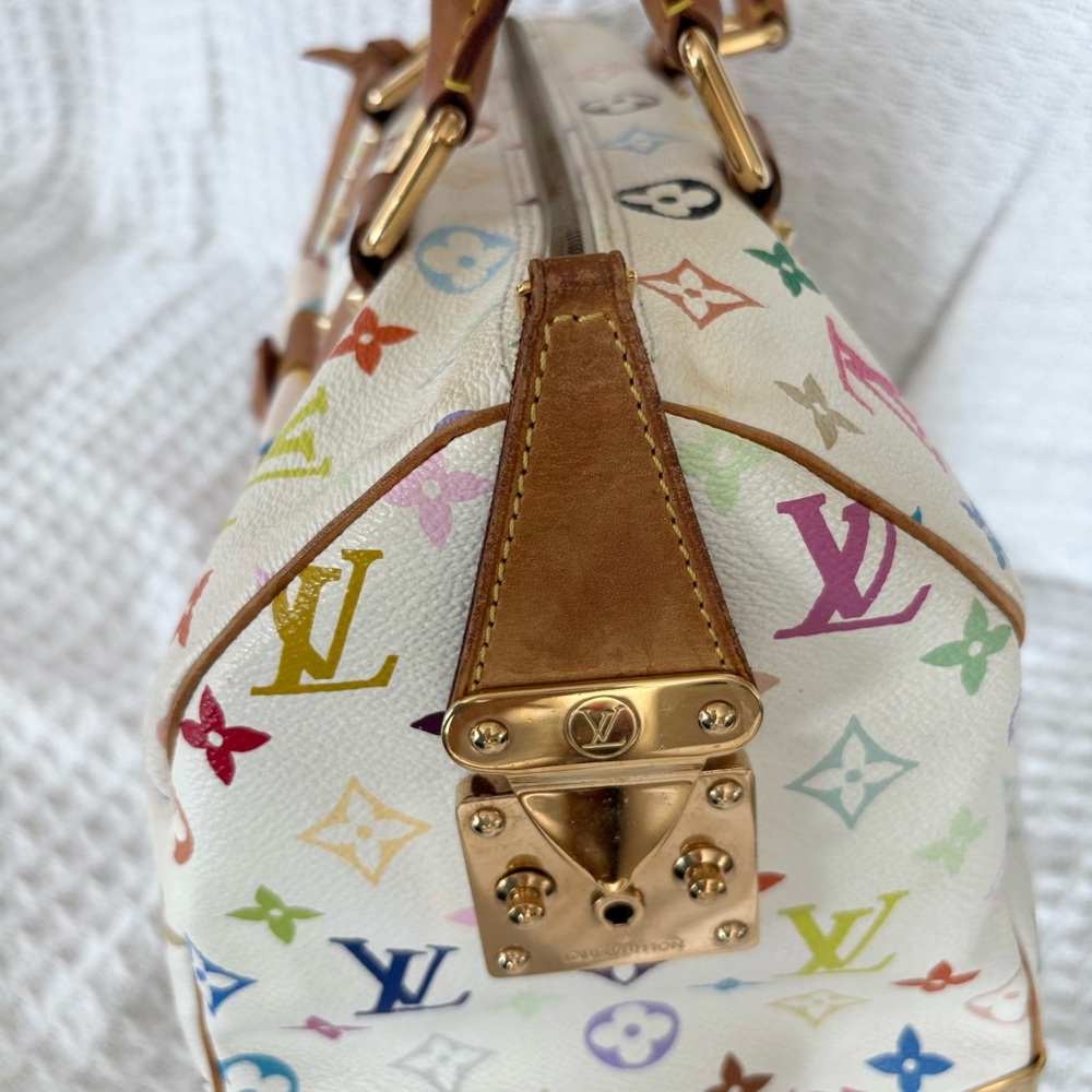 Louis Vuitton Murakami Multicolor Speedy White - Picture 8 of 9